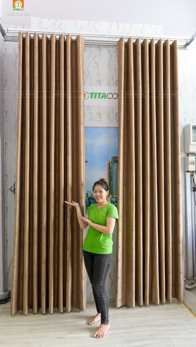 Hấp sóng rèm vải