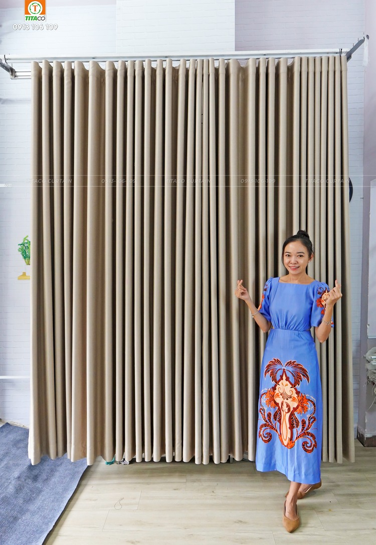 Hấp sóng rèm vải