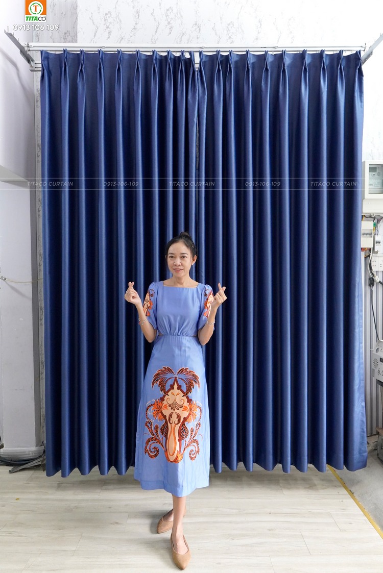 Hấp sóng rèm vải