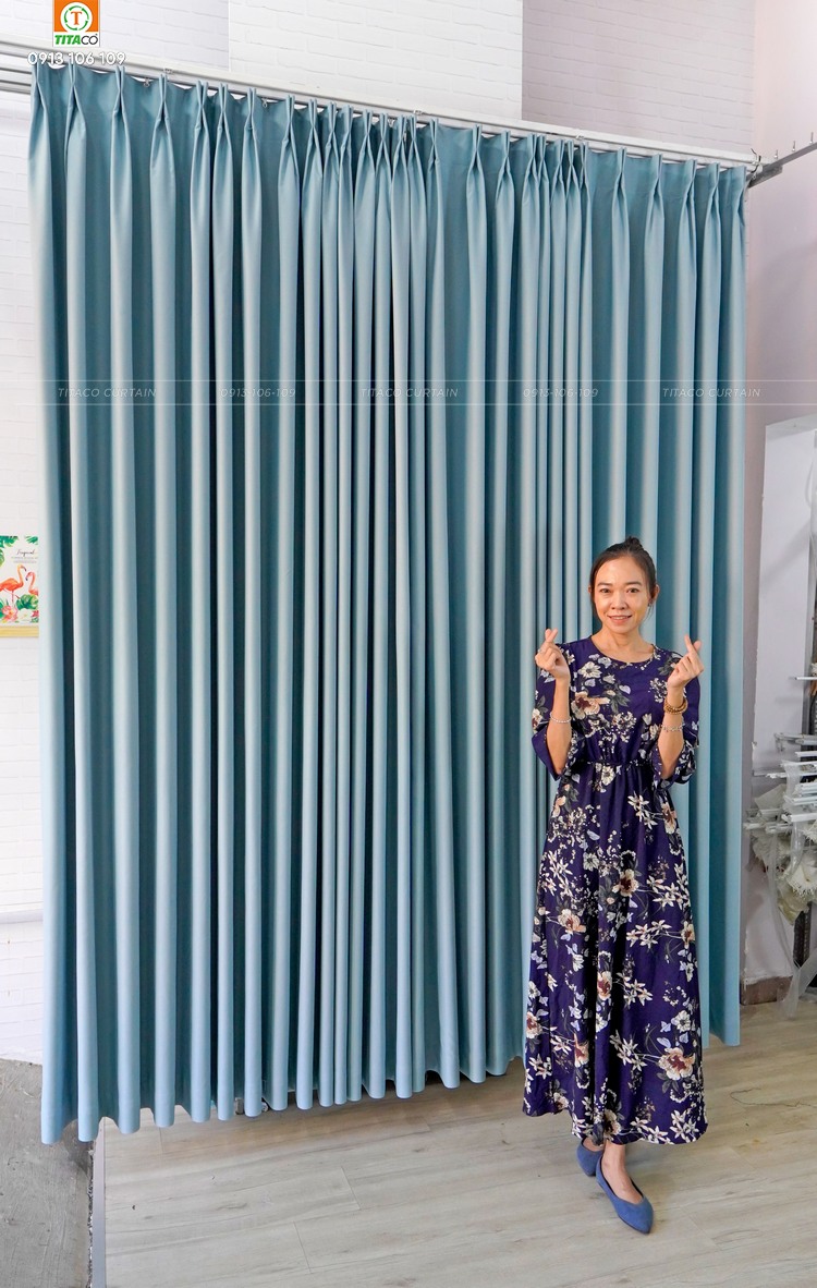 Hấp sóng rèm vải