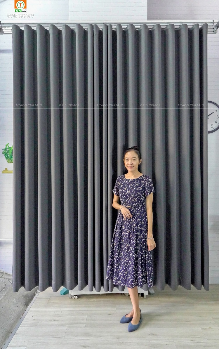 Hấp sóng rèm vải
