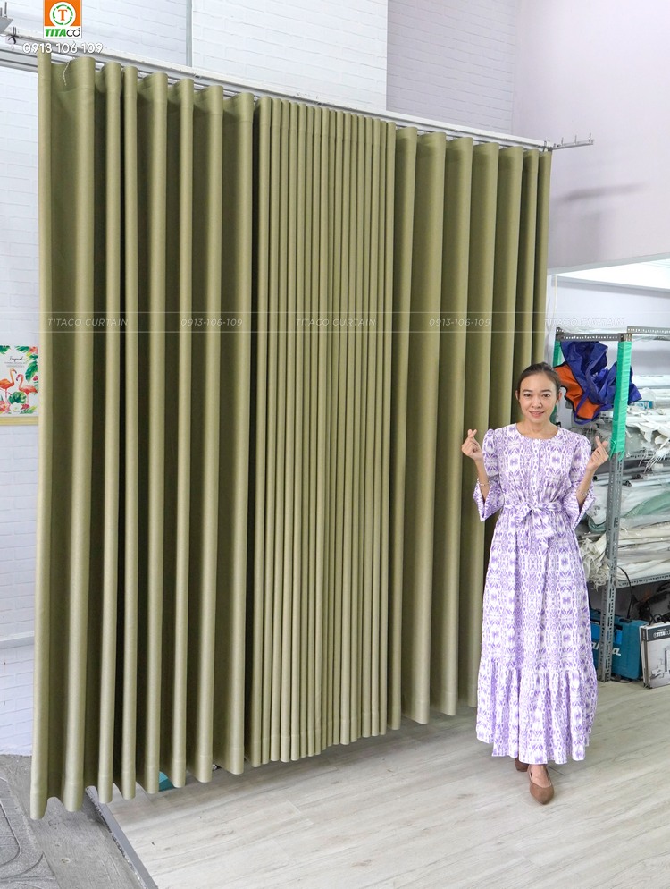 Hấp sóng rèm vải