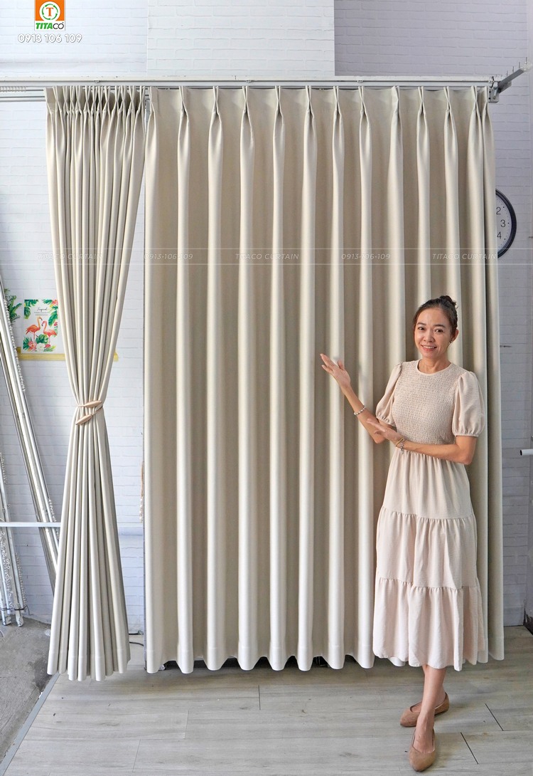 Hấp sóng rèm vải