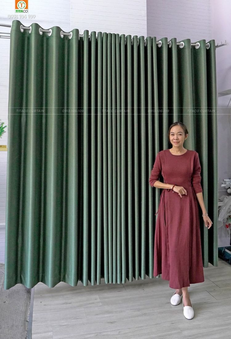 Hấp sóng rèm vải