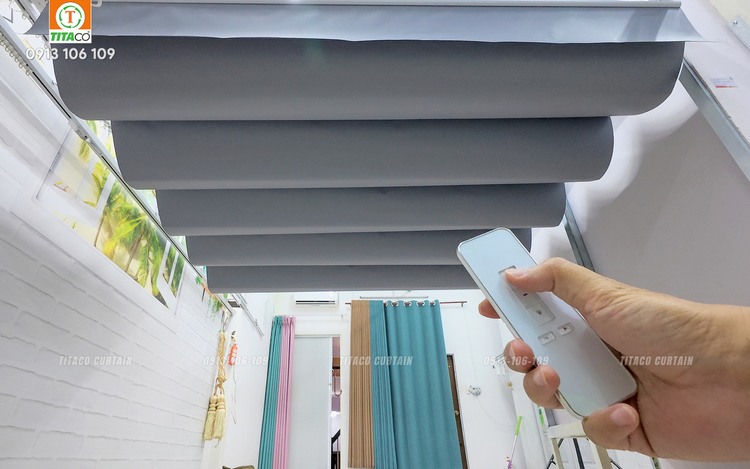 Màn tự động, Rèm điều khiển từ xa (động cơ rèm chính hãng) Màn tự động, Rèm điều khiển từ xa (động cơ rèm chính hãng)