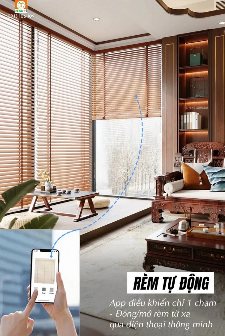 Màn tự động, Rèm điều khiển từ xa (động cơ rèm chính hãng) Màn tự động, Rèm điều khiển từ xa (động cơ rèm chính hãng)