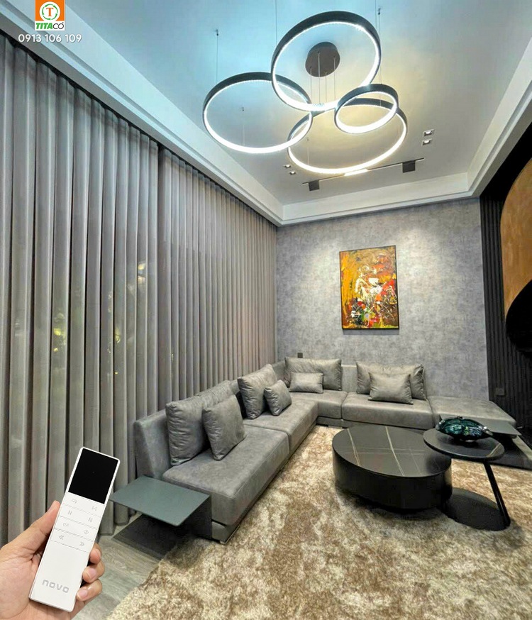 Màn tự động, Rèm điều khiển từ xa (động cơ rèm chính hãng) Màn tự động, Rèm điều khiển từ xa (động cơ rèm chính hãng)